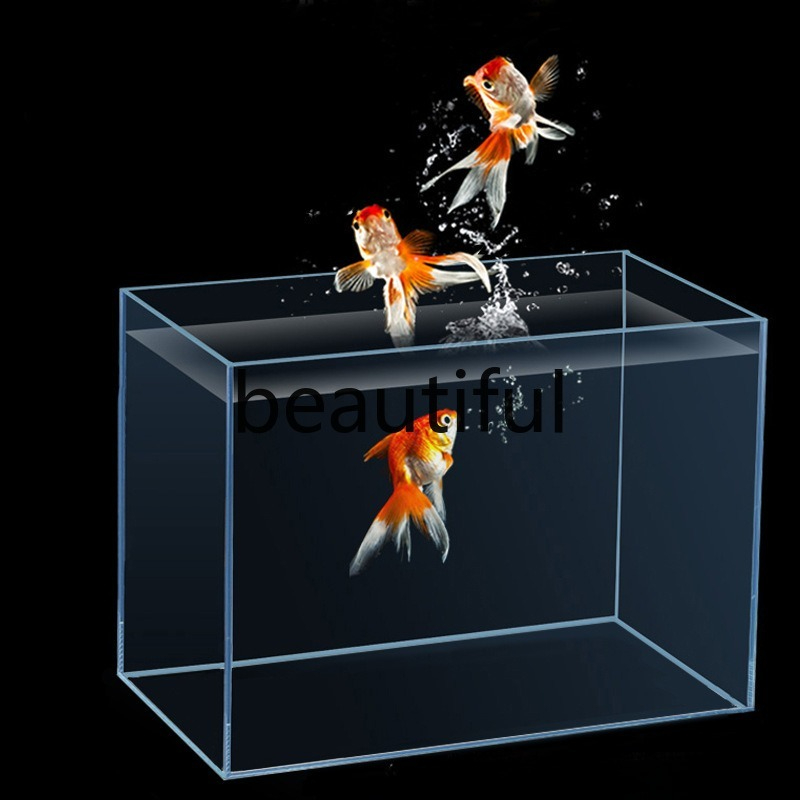 Planted Aquarium For Goldfish - Jinjing ultraweißes Glas Aquarium Wasserpflanze Goldfisch