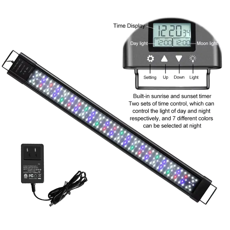Planted Aquarium Hours - LED IP68 11,8 Zoll 18W Pflanzenwachstumslampe