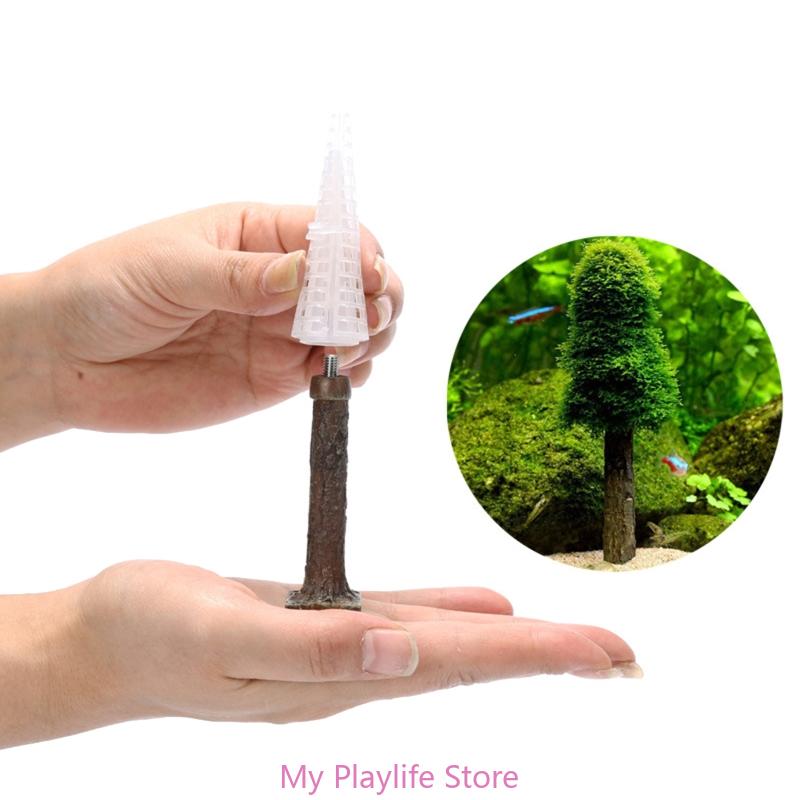Planted Aquarium Mini - Aquarium Moos Dekoration Aquarium Pflanzen halter