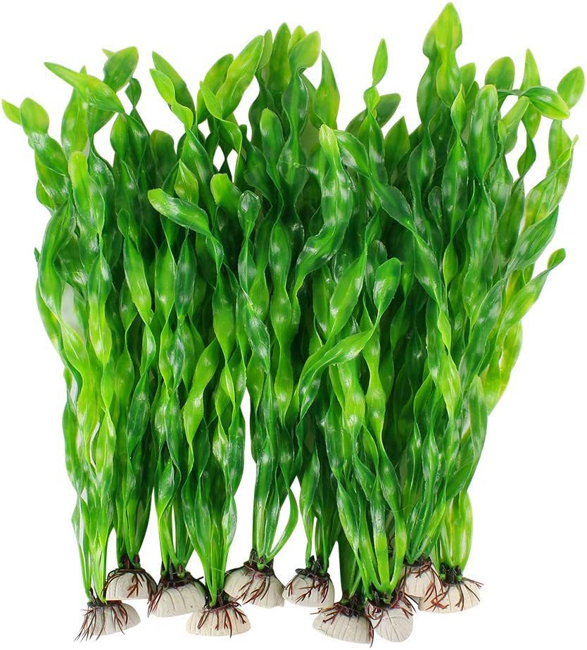 Planted Aquarium Mini - Aquarium-Simulationsdekoration aus Kunststoff, künstliches Seegras, grüne