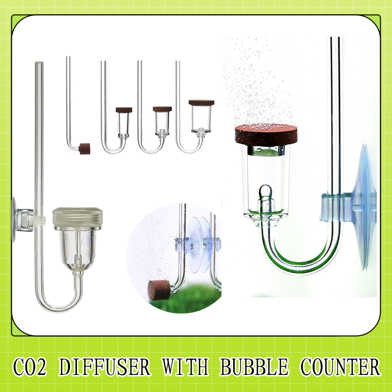 Planted Aquarium Mini - MINI CO2 Diffusor mit Blasenzähler Twinstar