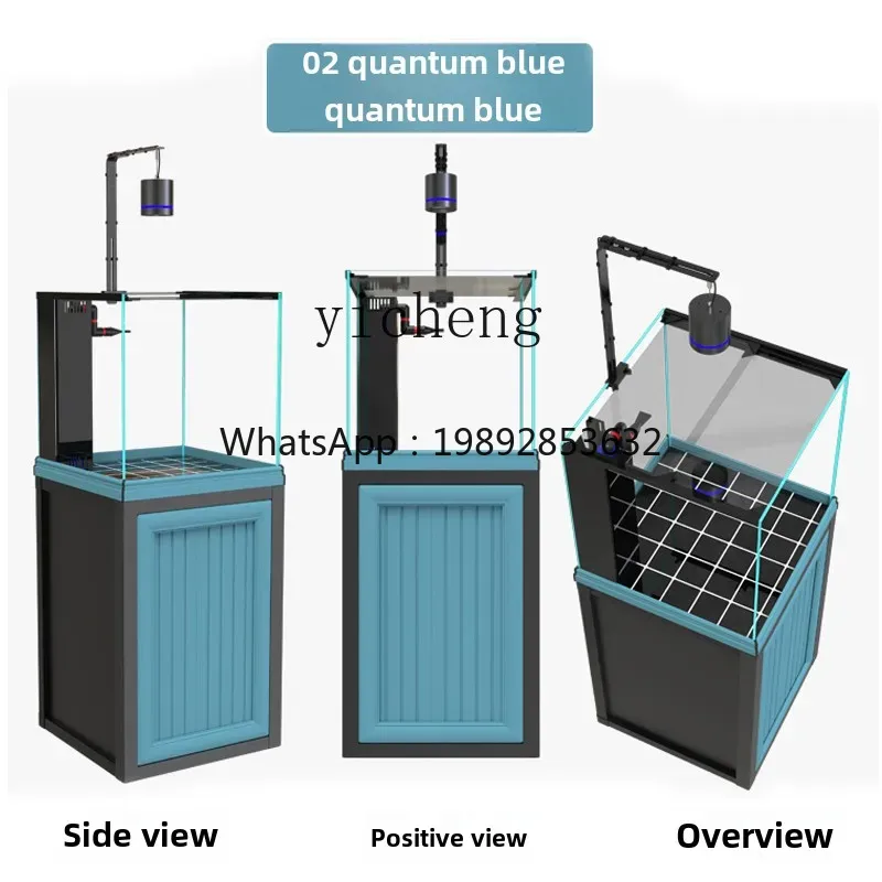 Planted Aquarium For Goldfish - B1 quadratischer Aquariumbodenfilter aus ultraweißem Glas