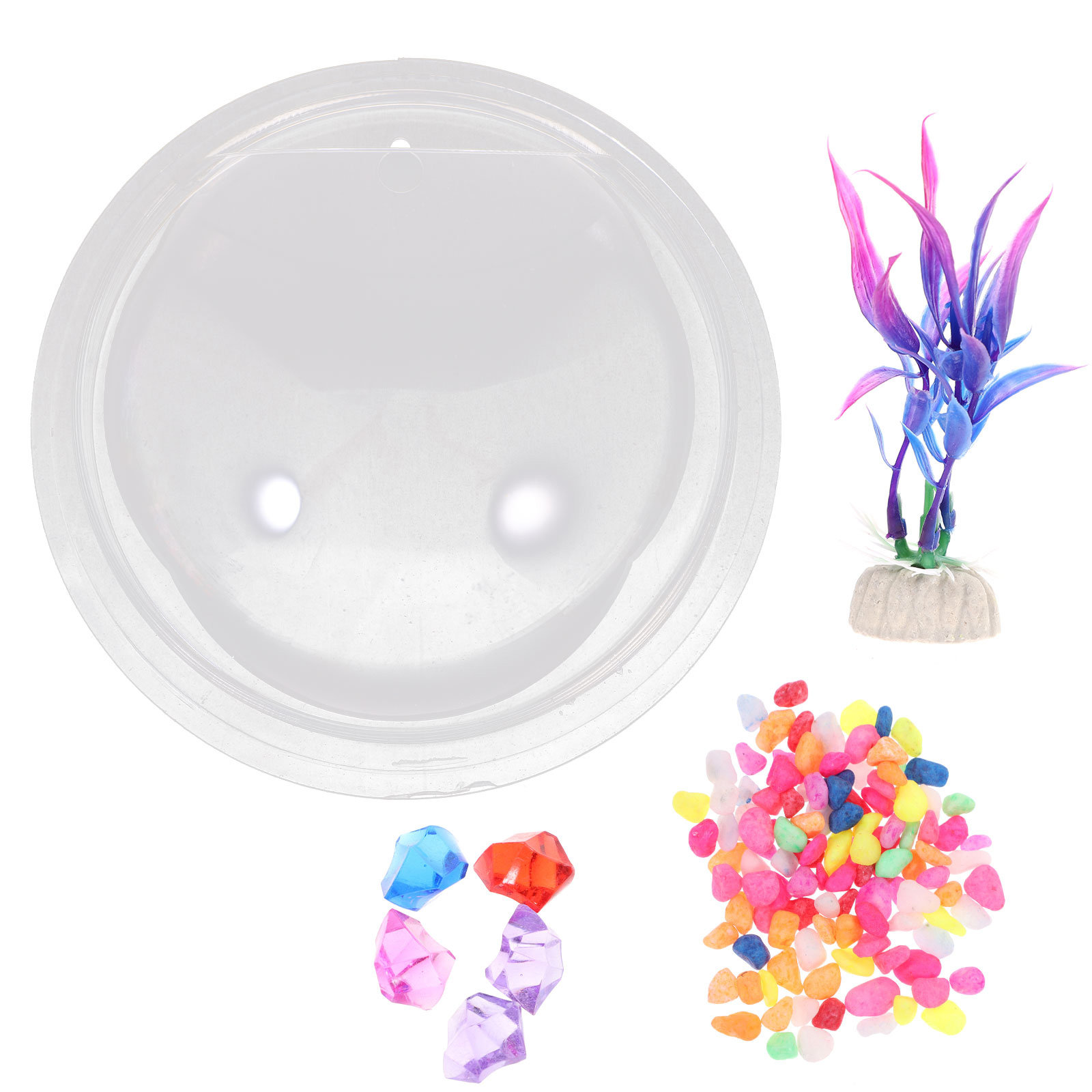 Planted Aquarium For Goldfish - Wandmontiertes Acryl-Aquarium Transparentes Platzsparendes Design für