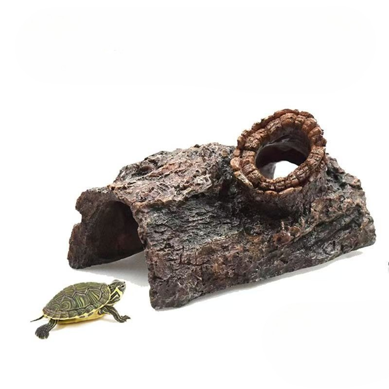 Planted Aquarium With Driftwood - Roboterhund Harzfigur Aquariumpflanzen Fisch-Aquariumzubehör Aquarien-Accessoires Treibholz
