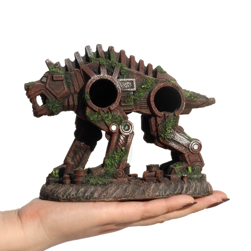 Dekorative Roboterhund-Figur a – Planted Aquarium With Driftwood Bewertung und Preis