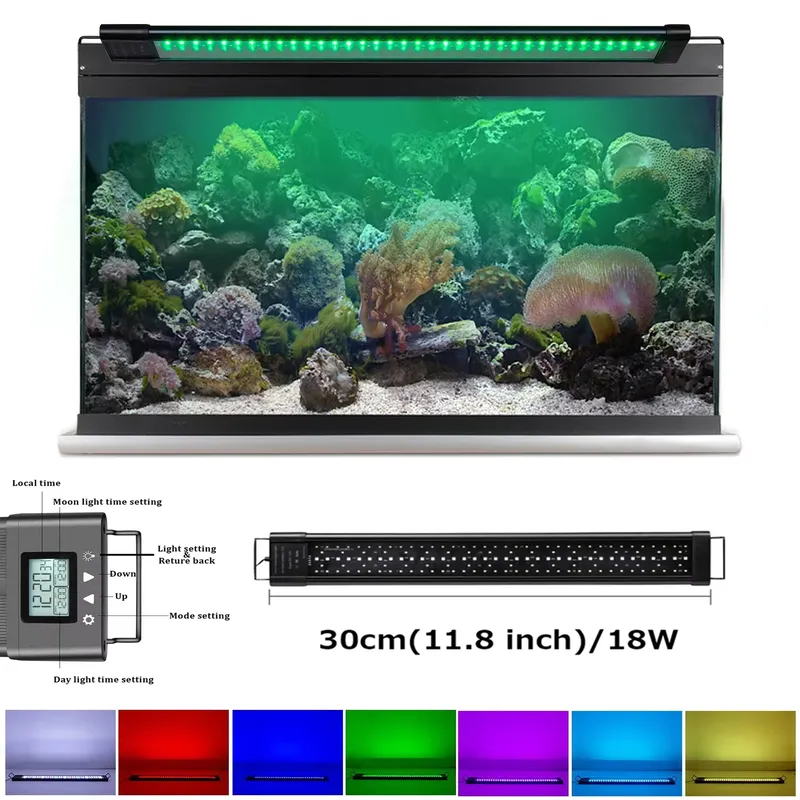 LED IP68 11,8 Zoll 18W Pflanze – Planted Aquarium Hours Bewertung und Preis