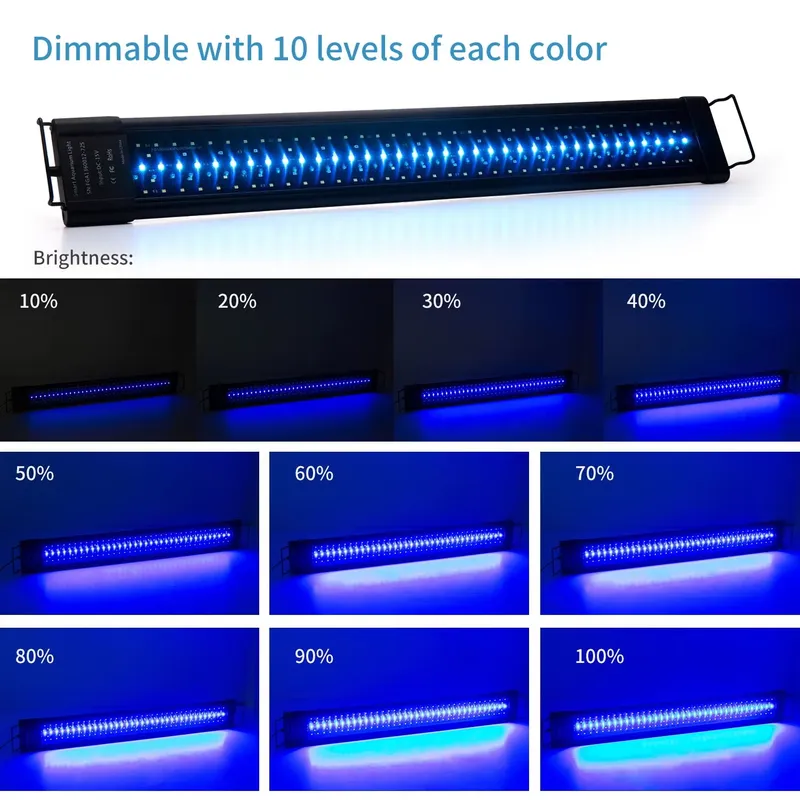 LED IP68 11,8 Zoll 18W Pflanze – Planted Aquarium Hours Bewertung und Preis
