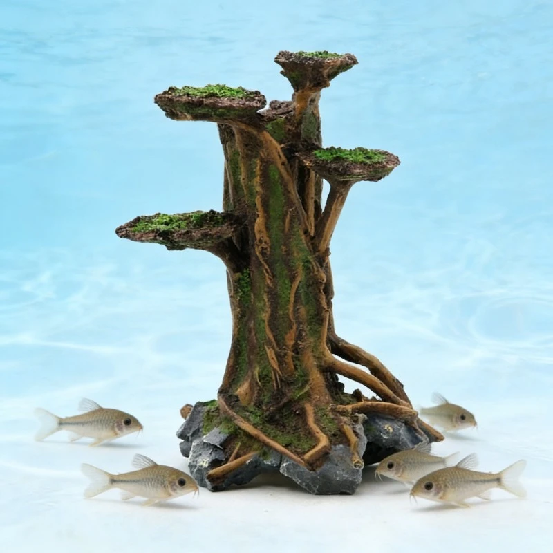 Künstlicher Moosbaum-Treibholz – Planted Aquarium With Driftwood Bewertung und Preis